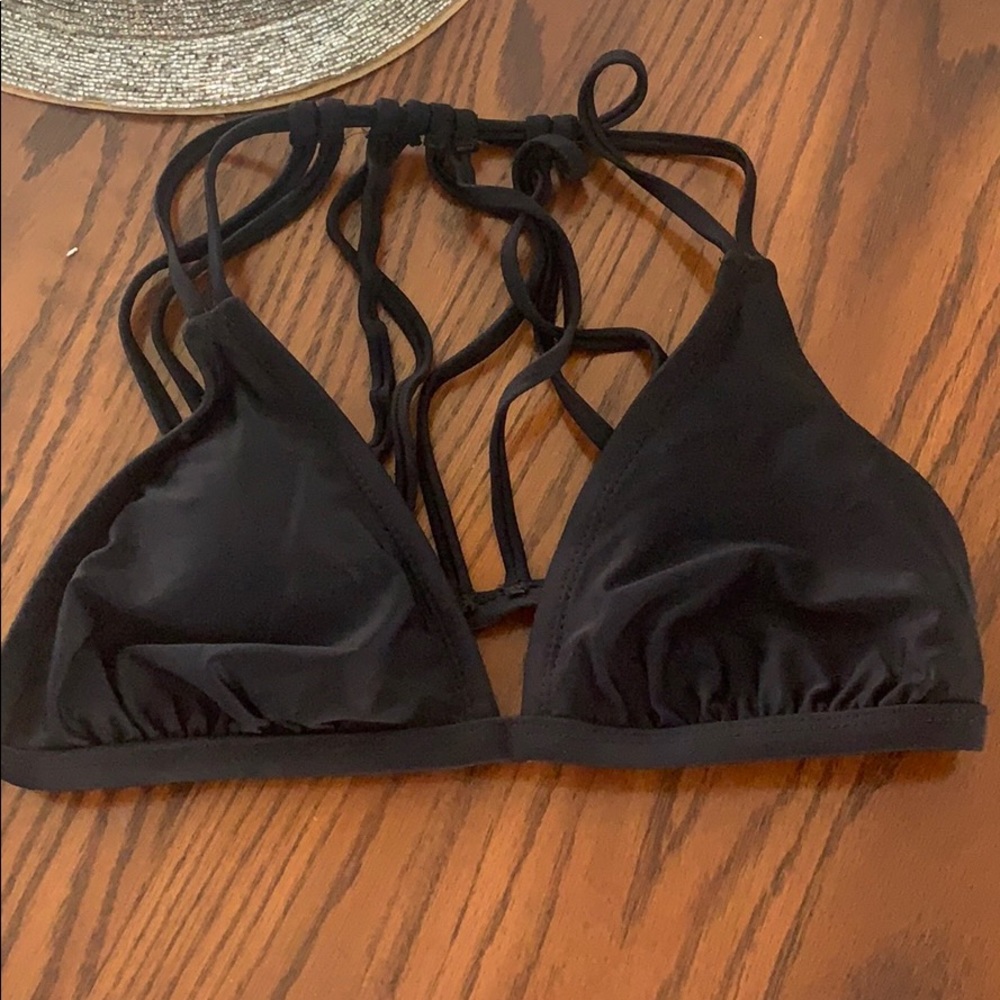 Black bikini top